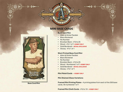 2024 Topps Allen & Ginter Baseball Hobby Box - Columbia Hobby - Sports Card Boxes - Toploaders - Card Savers