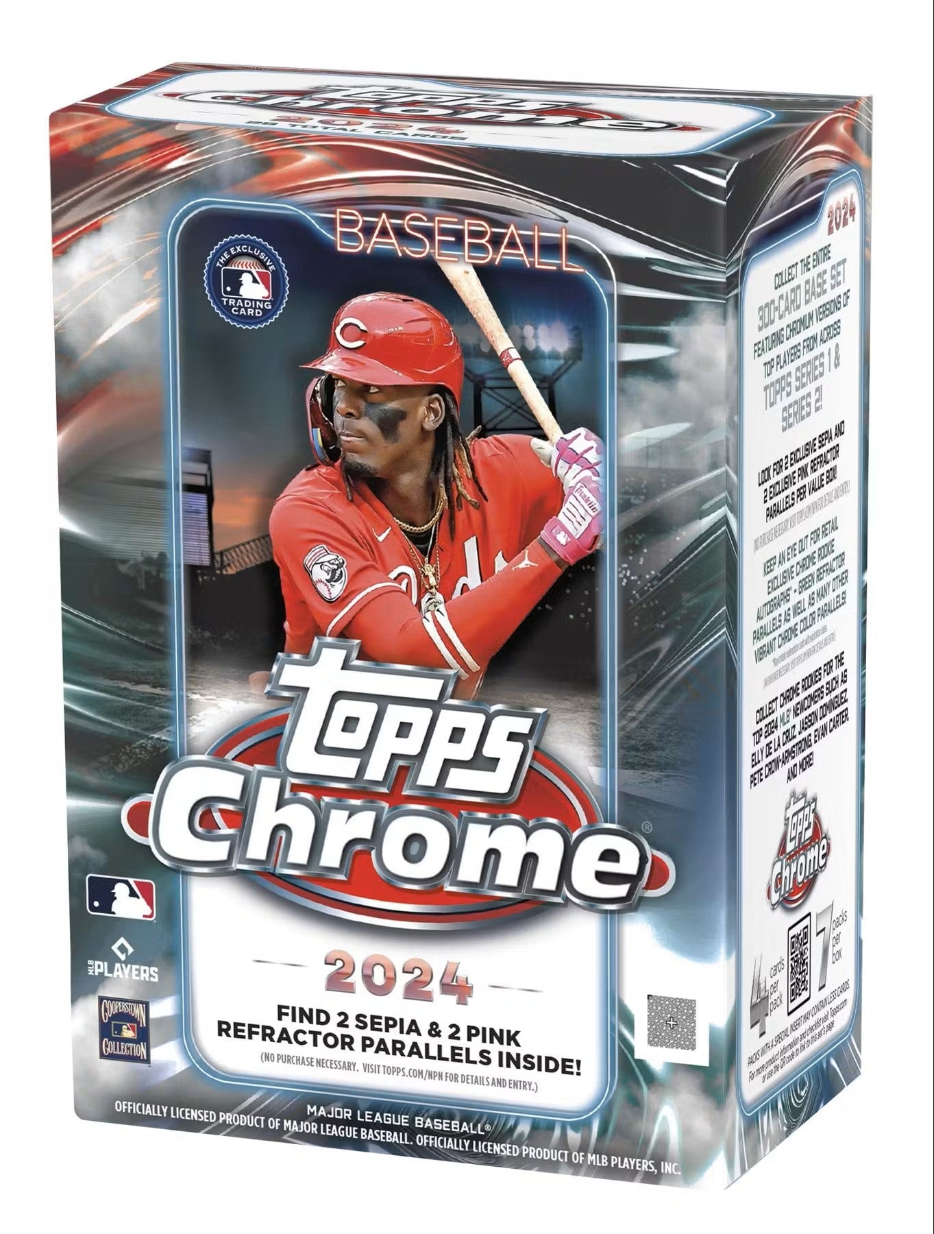 2024 Topps Chrome Baseball 7 - Pack Blaster Box - Columbia Hobby - Sports Card Boxes - Toploaders - Card Savers