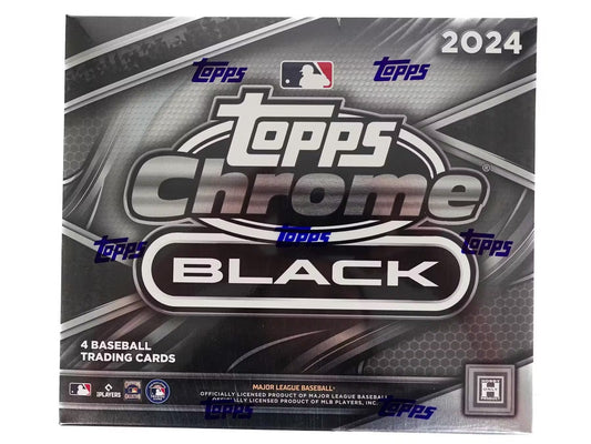 2024 Topps Chrome Black Baseball Hobby Box - Columbia Hobby - Sports Card Boxes - Toploaders - Card Savers