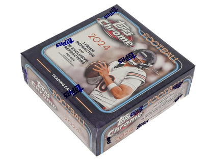 2024 Topps Chrome Football Mega Box - Columbia Hobby - Sports Card Boxes - Toploaders - Card Savers
