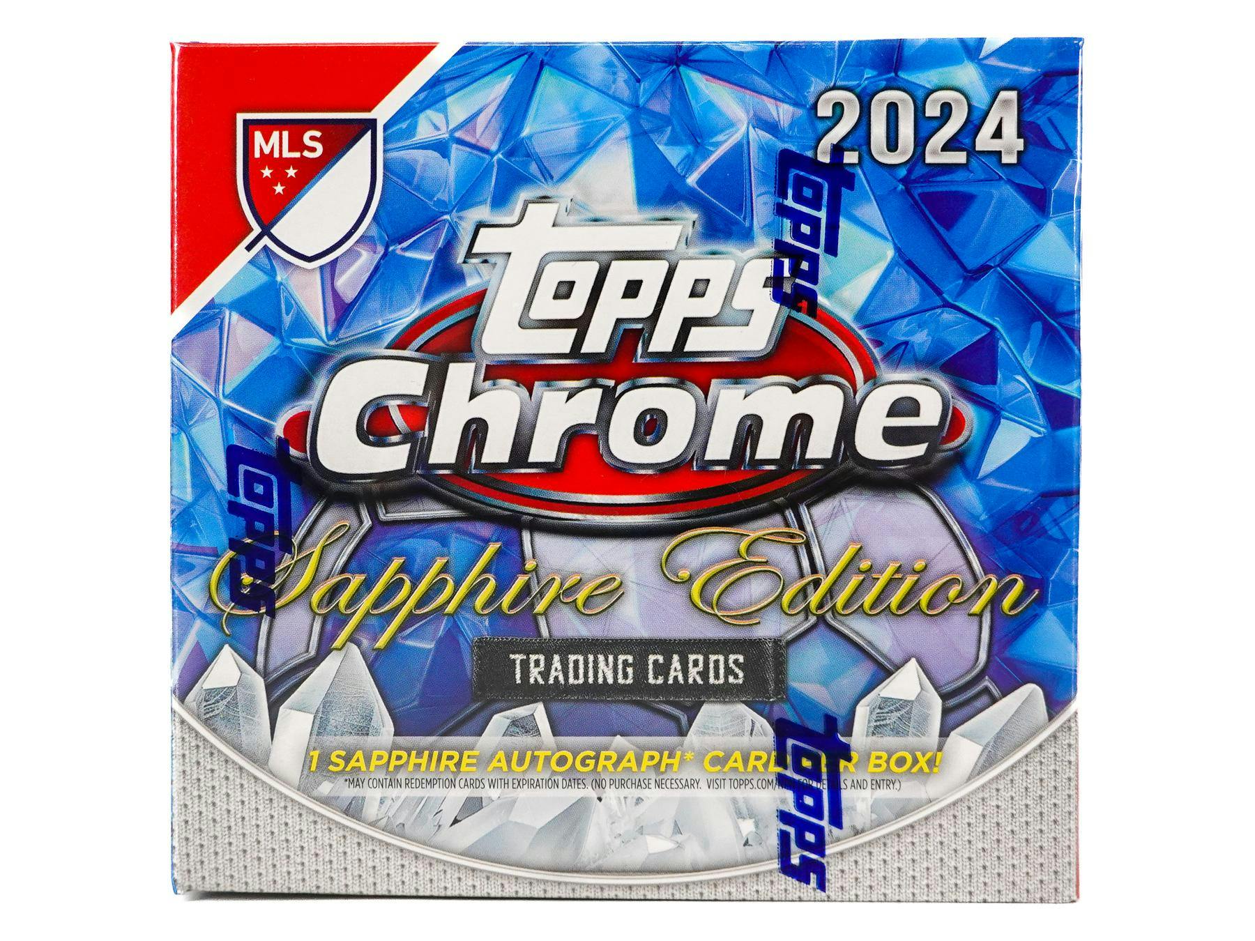 2024 Topps Chrome MLS Major League Soccer Sapphire Edition Box - Columbia Hobby - Sports Card Boxes - Toploaders - Card Savers