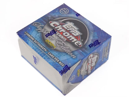 2024 Topps Chrome Tennis Sapphire Edition Box - Columbia Hobby - Sports Card Boxes - Toploaders - Card Savers