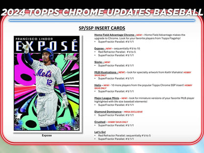 2024 Topps Chrome Update Series Baseball Mega Box - Columbia Hobby - Sports Card Boxes - Toploaders - Card Savers