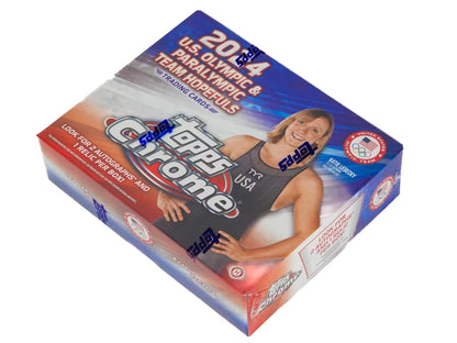 2024 Topps Chrome U.S. Olympic & Paralympic Hopefuls Hobby Box - Columbia Hobby - Sports Card Boxes - Toploaders - Card Savers