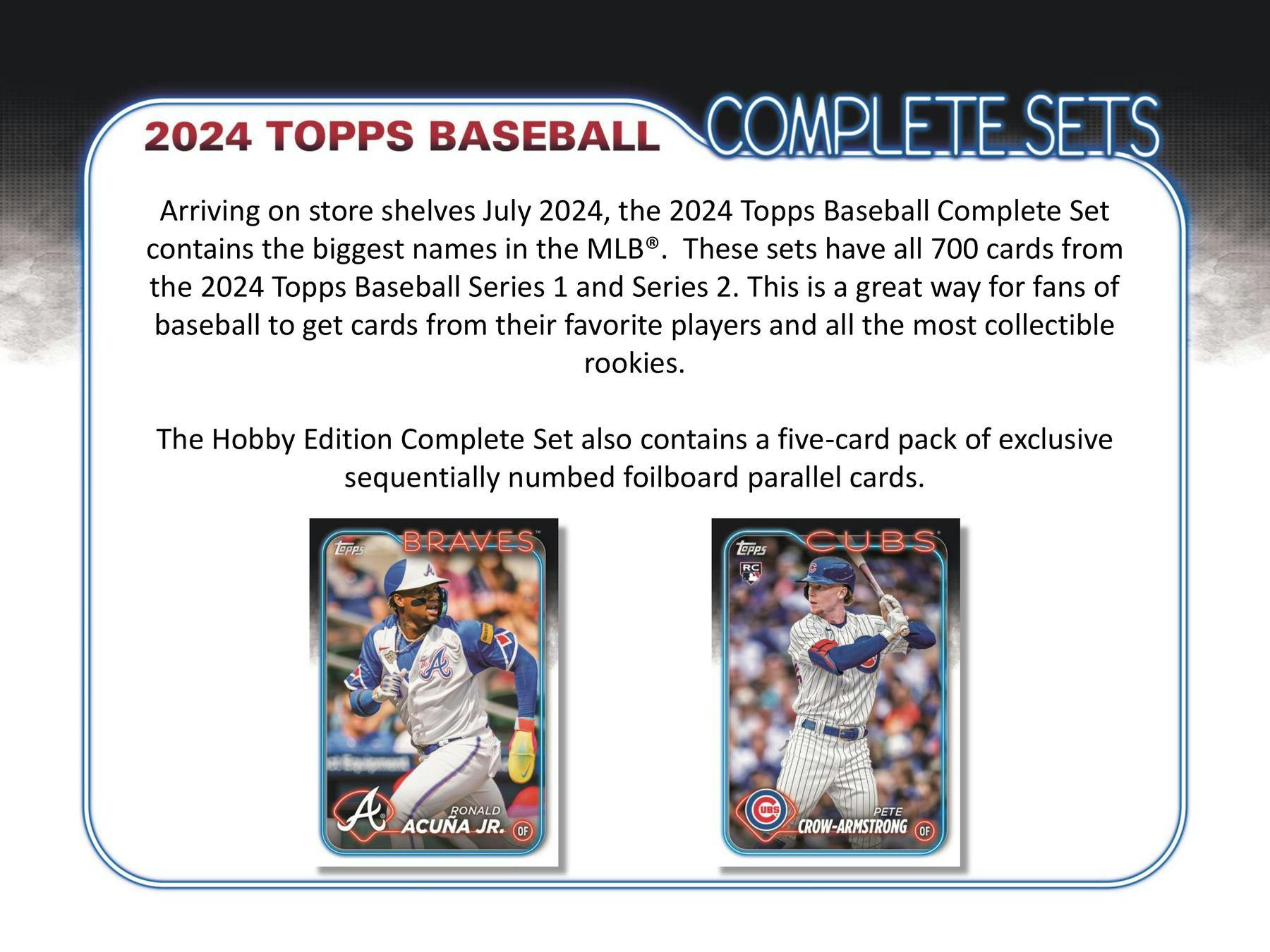 2024 Topps Factory Set Baseball Hobby (Box) - Columbia Hobby - Sports Card Boxes - Toploaders - Card Savers