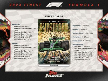 2024 Topps Finest F1 Formula 1 Hobby Box - Columbia Hobby - Sports Card Boxes - Toploaders - Card Savers