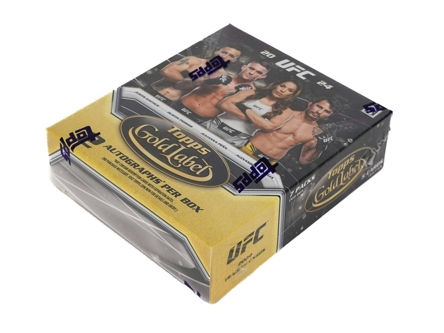 2024 Topps Gold Label UFC Hobby Box - Columbia Hobby - Sports Card Boxes - Toploaders - Card Savers