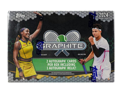 2024 Topps Graphite Tennis Hobby Box - Columbia Hobby - Sports Card Boxes - Toploaders - Card Savers