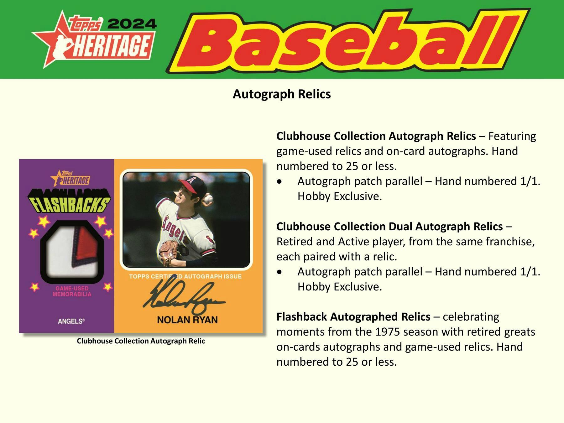 2024 Topps Heritage Baseball Hobby Box - Columbia Hobby - Sports Card Boxes - Toploaders - Card Savers