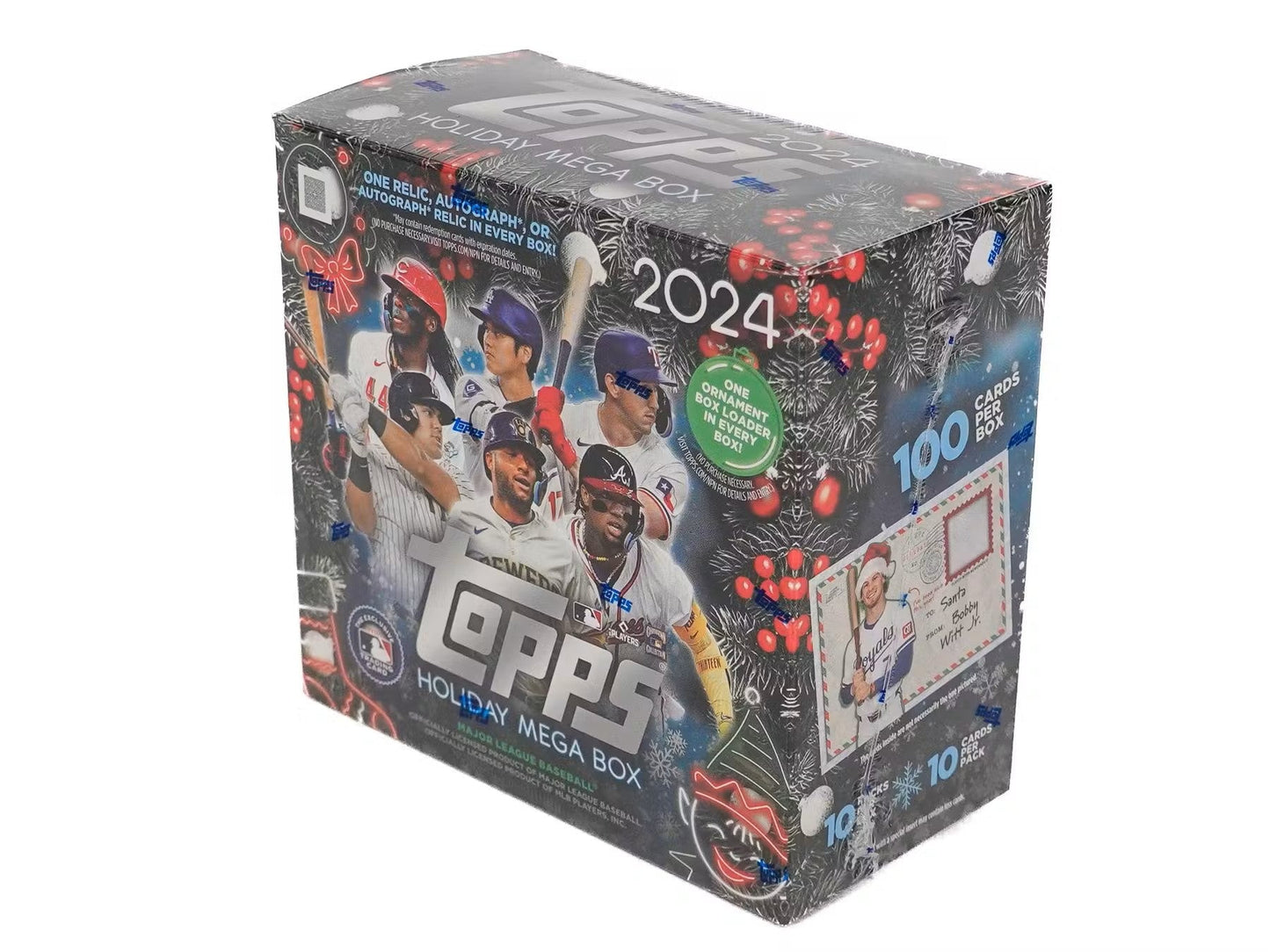 2024 Topps Holiday Baseball Mega Box - Columbia Hobby - Sports Card Boxes - Toploaders - Card Savers