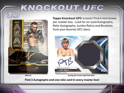2024 Topps Knockout UFC Hobby Box - Columbia Hobby - Sports Card Boxes - Toploaders - Card Savers