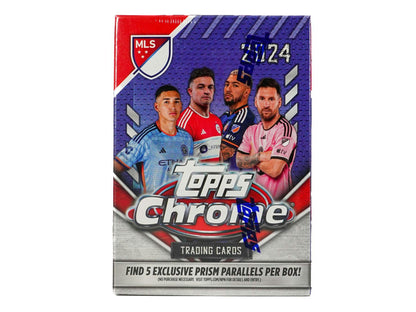 2024 Topps MLS Major League Soccer Chrome 7 - Pack Blaster Box - Columbia Hobby - Sports Card Boxes - Toploaders - Card Savers