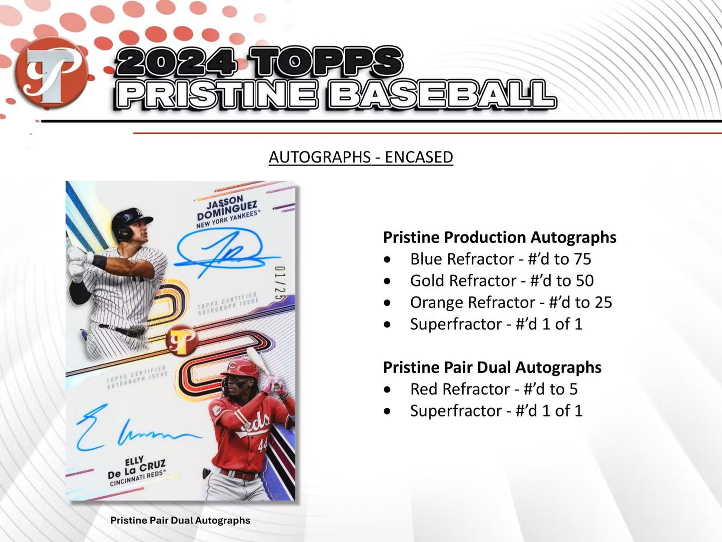 2024 Topps Pristine Baseball Hobby Box - Columbia Hobby - Sports Card Boxes - Toploaders - Card Savers