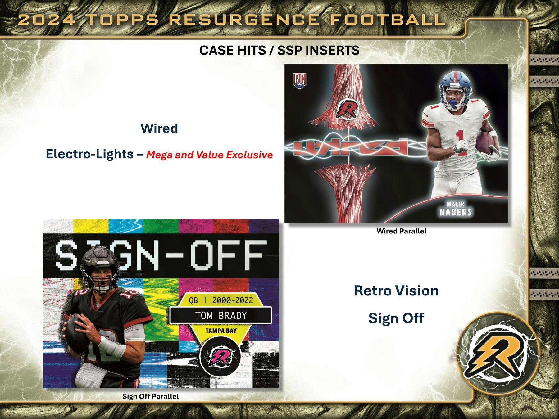 2024 Topps Resurgence Football 8 - Pack Value SE Blaster Box - Columbia Hobby - Sports Card Boxes - Toploaders - Card Savers