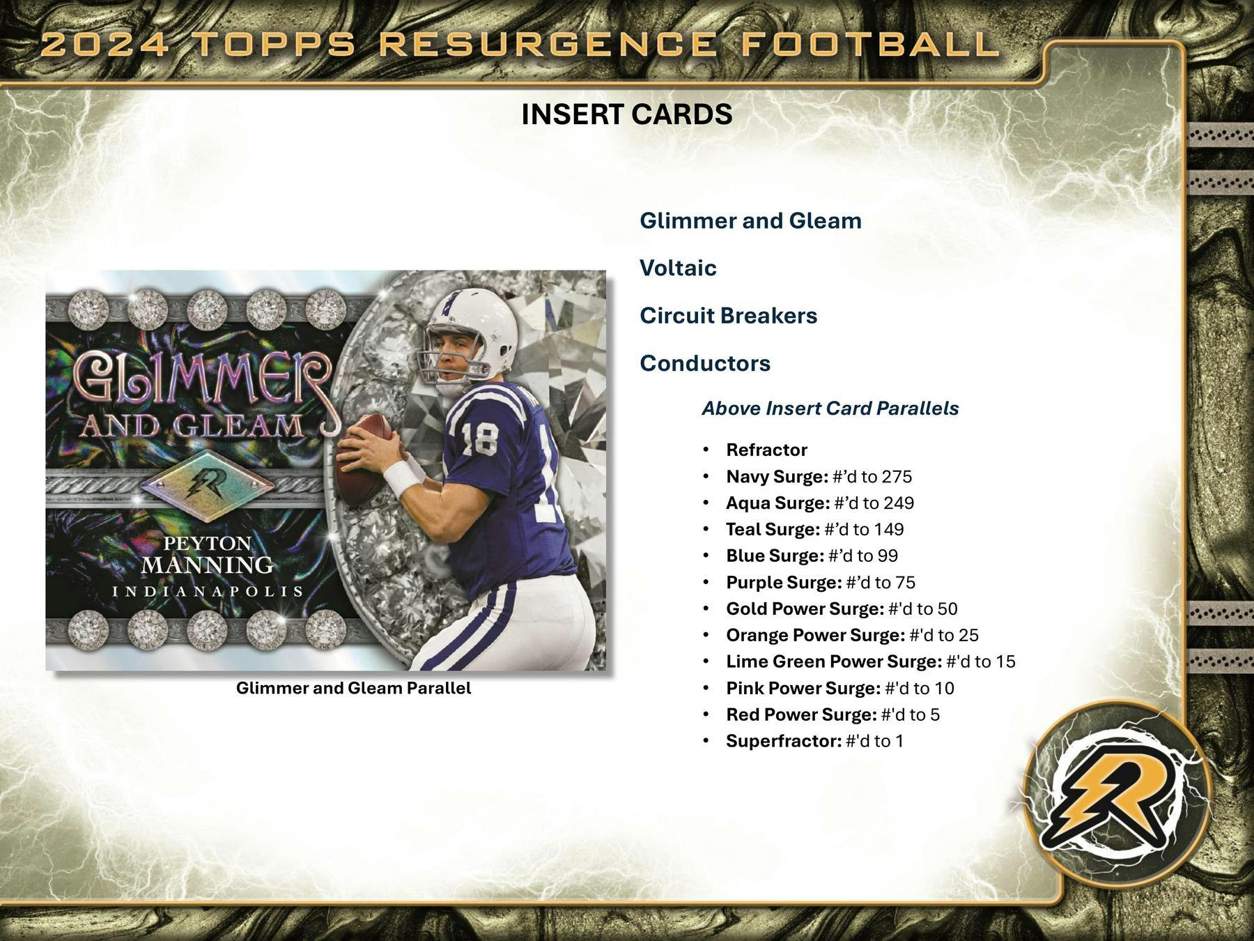 2024 Topps Resurgence Football 8 - Pack Value SE Blaster Box - Columbia Hobby - Sports Card Boxes - Toploaders - Card Savers