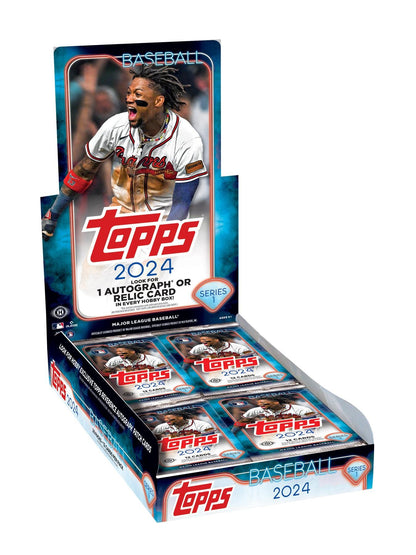 2024 Topps Series 1 Baseball Hobby Box - Columbia Hobby - Sports Card Boxes - Toploaders - Card Savers