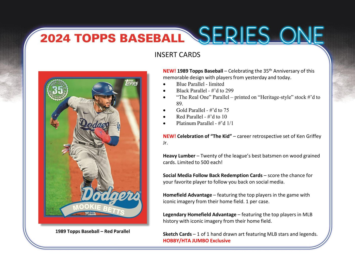 2024 Topps Series 1 Baseball Hobby Box - Columbia Hobby - Sports Card Boxes - Toploaders - Card Savers