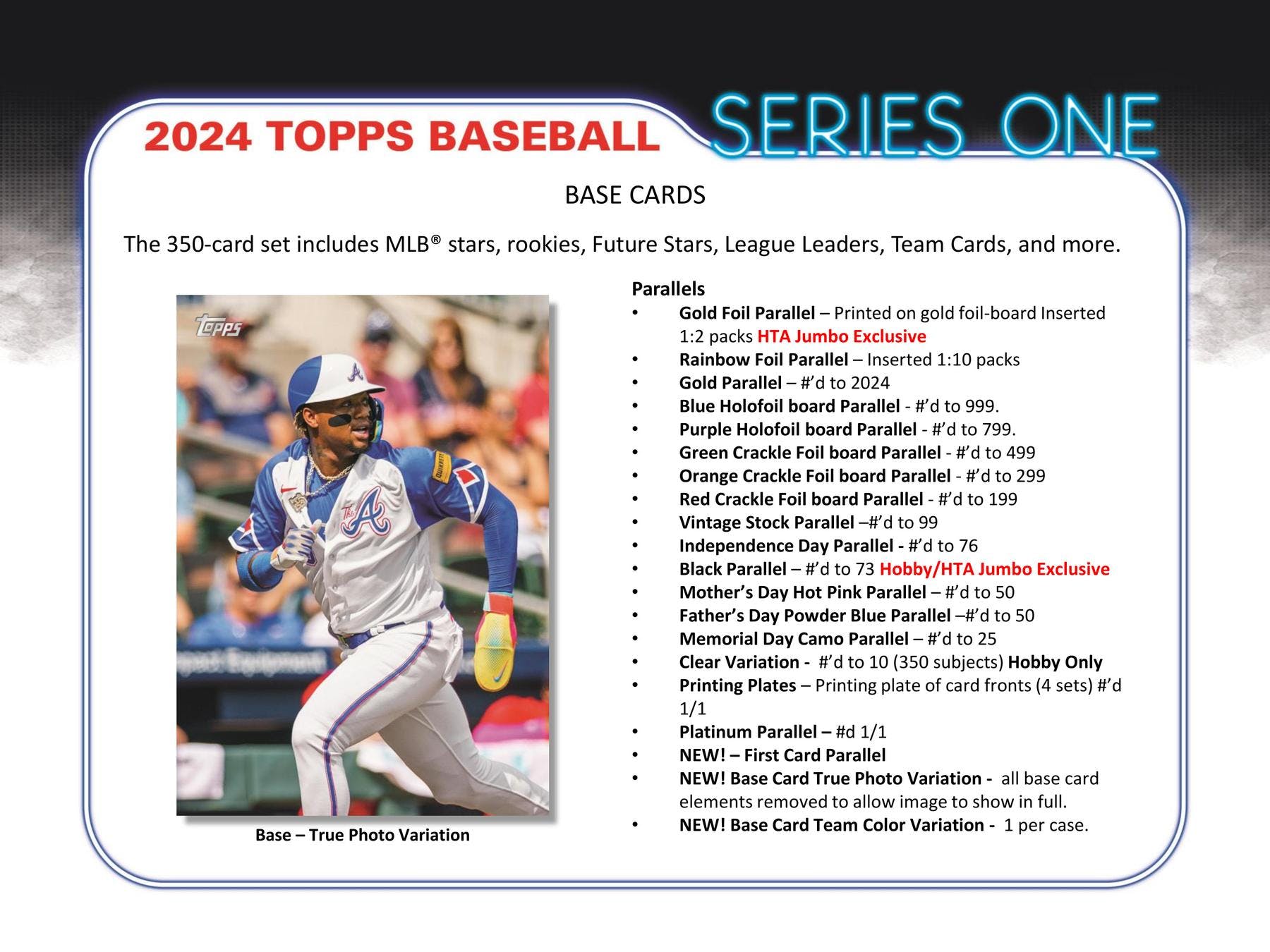 2024 Topps Series 1 Baseball Hobby Jumbo Box - Columbia Hobby - Sports Card Boxes - Toploaders - Card Savers