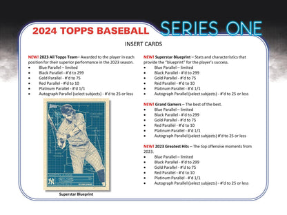 2024 Topps Series 1 Baseball Hobby Jumbo Box - Columbia Hobby - Sports Card Boxes - Toploaders - Card Savers
