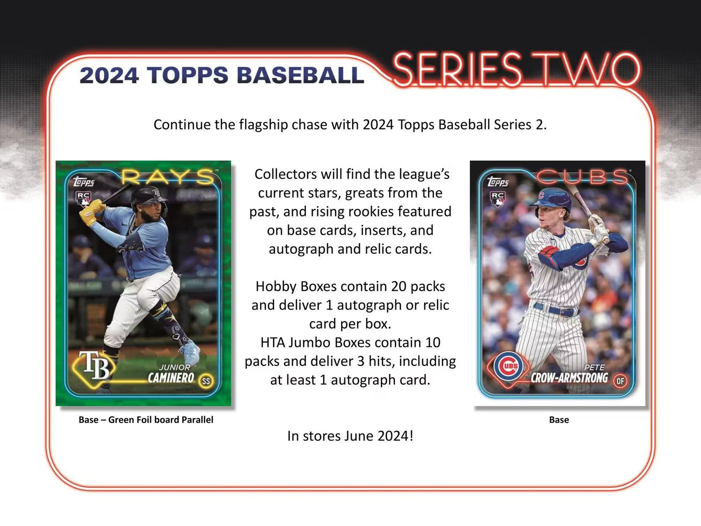 2024 Topps Series 2 Baseball Hobby Jumbo Box - Columbia Hobby - Sports Card Boxes - Toploaders - Card Savers
