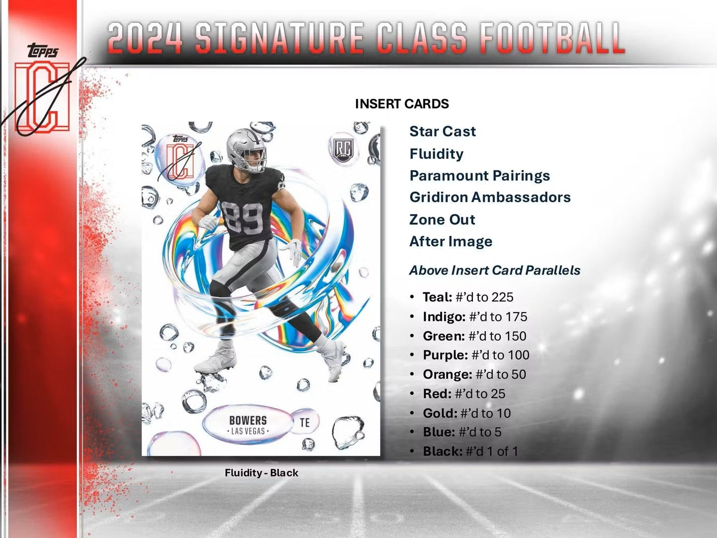 2024 Topps Signature Class Football Hobby Box - Columbia Hobby - Sports Card Boxes - Toploaders - Card Savers