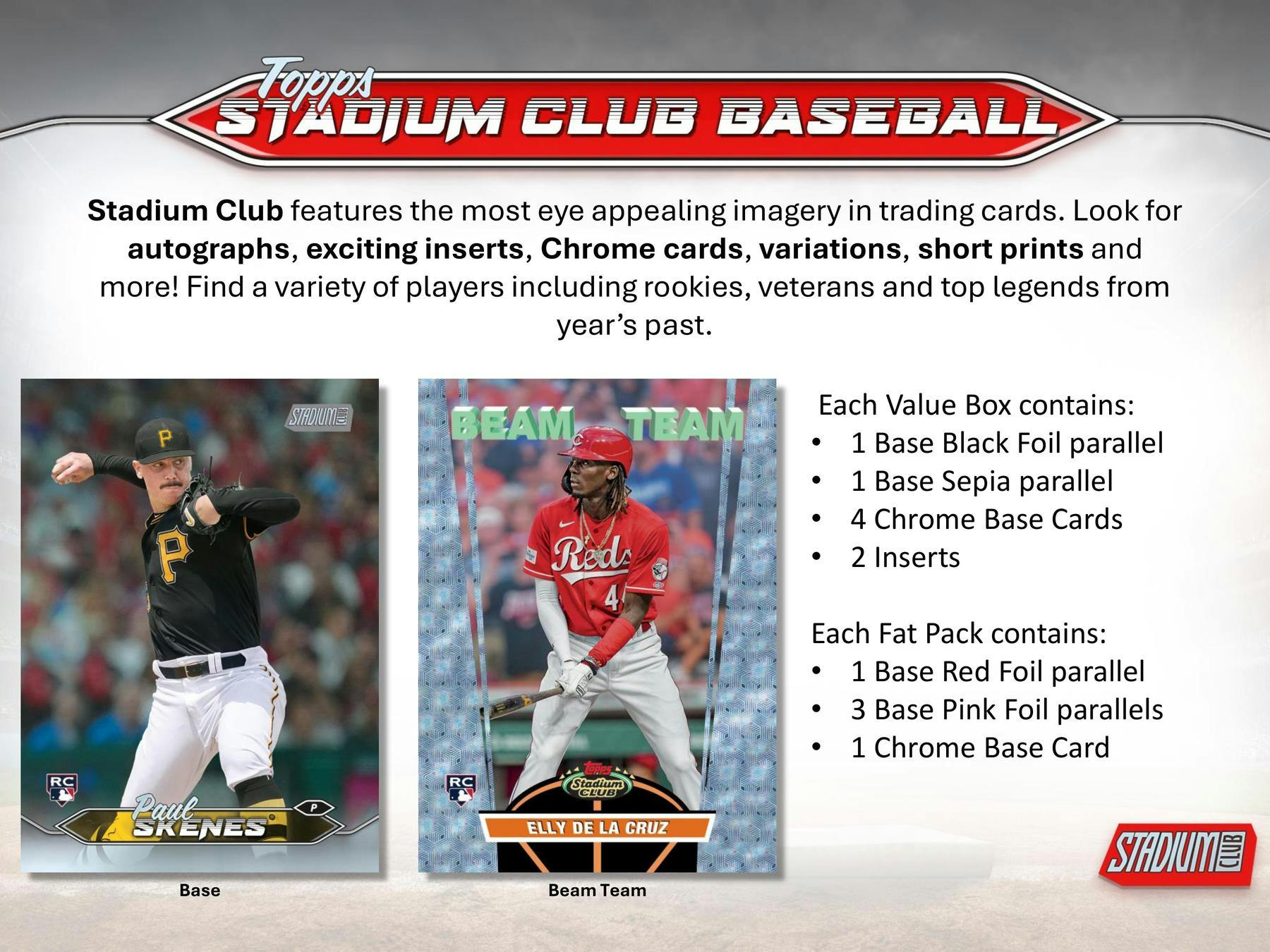 2024 Topps Stadium Club Baseball 8 - Pack Blaster Box - Columbia Hobby - Sports Card Boxes - Toploaders - Card Savers