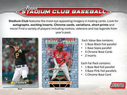 2024 Topps Stadium Club Baseball 8 - Pack Blaster Box - Columbia Hobby - Sports Card Boxes - Toploaders - Card Savers