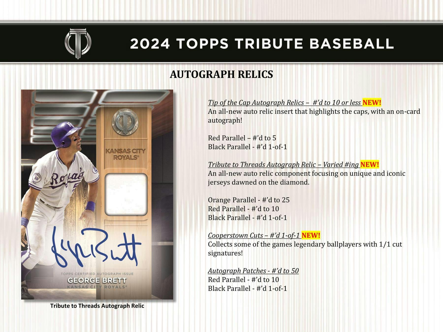 2024 Topps Tribute Baseball Hobby Box - Columbia Hobby - Sports Card Boxes - Toploaders - Card Savers