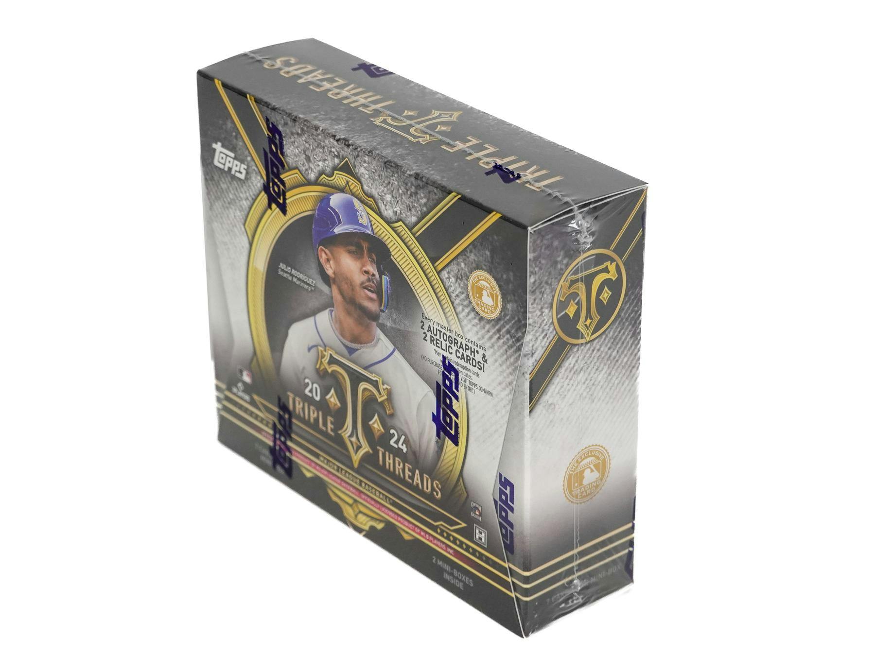 2024 Topps Triple Threads Baseball Hobby Box - Columbia Hobby - Sports Card Boxes - Toploaders - Card Savers