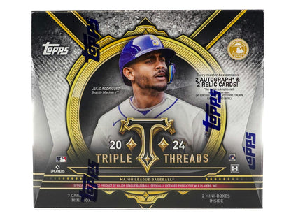 2024 Topps Triple Threads Baseball Hobby Box - Columbia Hobby - Sports Card Boxes - Toploaders - Card Savers