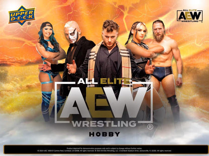 2024 Upper Deck AEW Wrestling Hobby Box - Columbia Hobby - Sports Card Boxes - Toploaders - Card Savers
