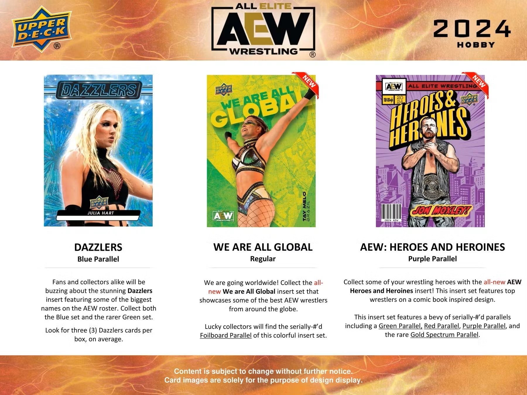 2024 Upper Deck AEW Wrestling Hobby Box - Columbia Hobby - Sports Card Boxes - Toploaders - Card Savers