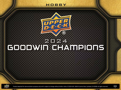 2024 Upper Deck Goodwin Champions CDD Exclusive Hobby Box - Columbia Hobby - Sports Card Boxes - Toploaders - Card Savers
