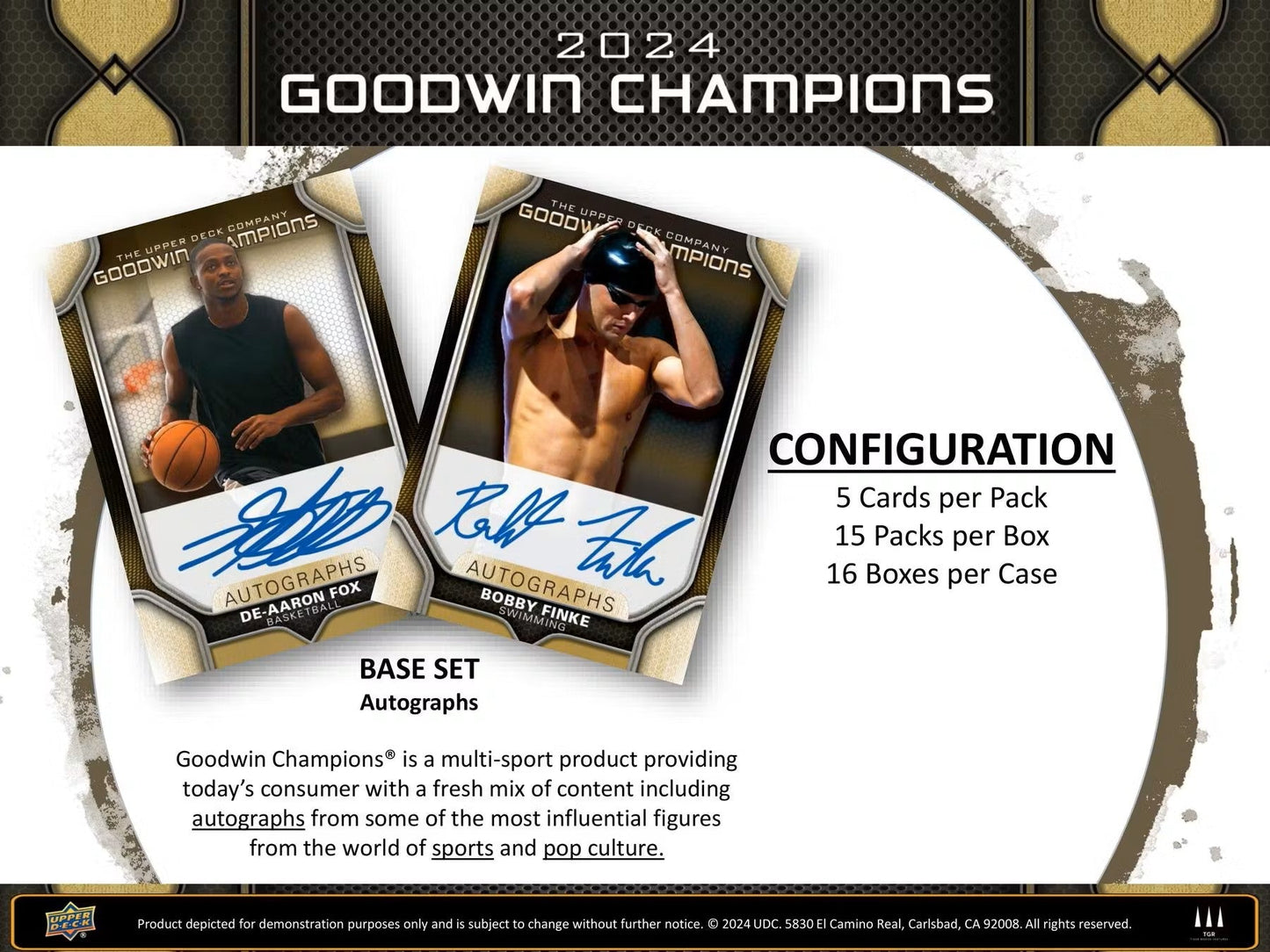 2024 Upper Deck Goodwin Champions CDD Exclusive Hobby Box - Columbia Hobby - Sports Card Boxes - Toploaders - Card Savers