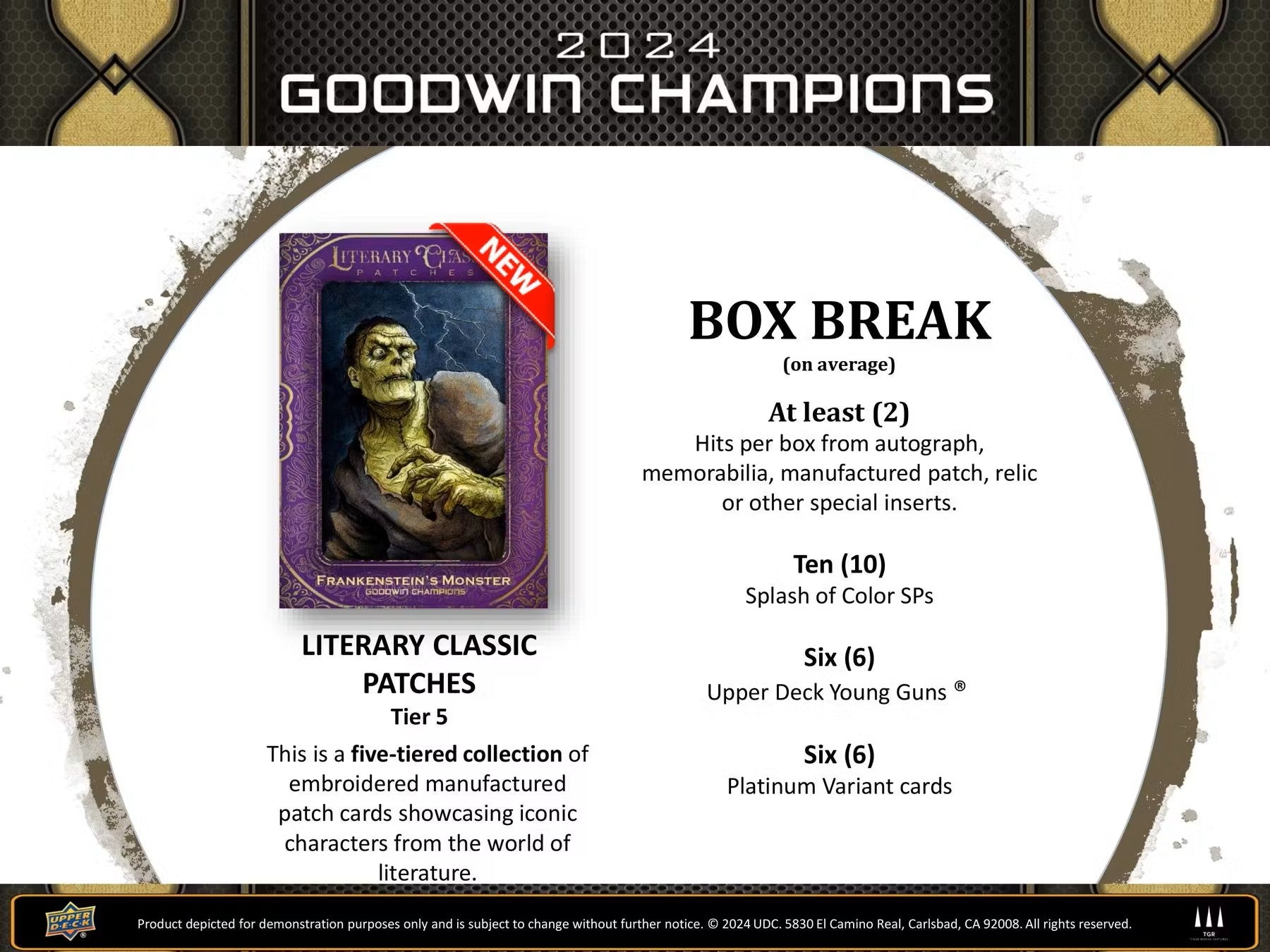 2024 Upper Deck Goodwin Champions CDD Exclusive Hobby Box - Columbia Hobby - Sports Card Boxes - Toploaders - Card Savers