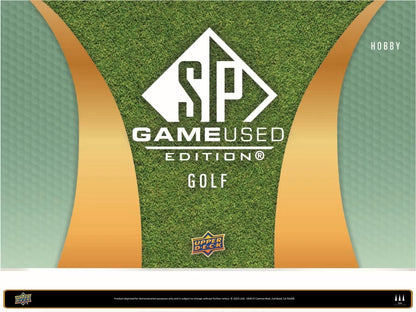 2024 Upper Deck SP Game Used Golf Hobby Box - Columbia Hobby - Sports Card Boxes - Toploaders - Card Savers