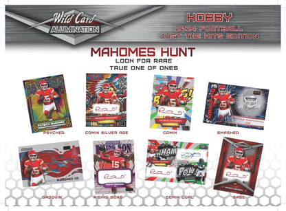2024 Wild Card Alumination Just The Hits Edition Football Box - Columbia Hobby - Sports Card Boxes - Toploaders - Card Savers