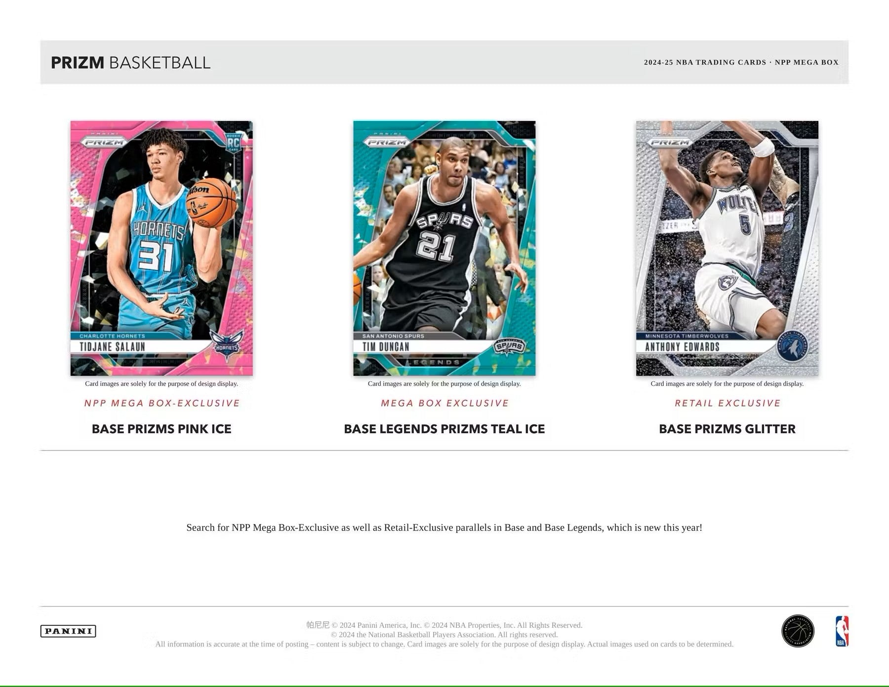 2024/25 Panini Prizm Basketball Mega Box (Pink Ice Prizms!) - Columbia Hobby - Sports Card Boxes - Toploaders - Card Savers