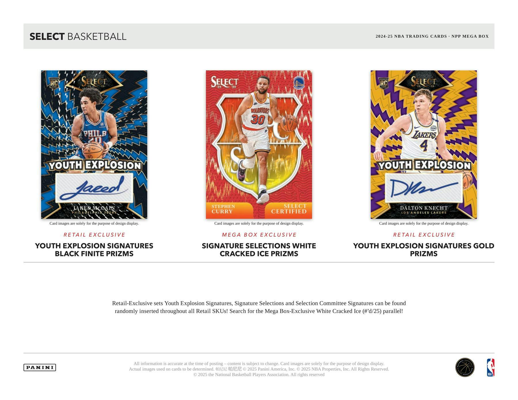 2024/25 Panini Select Basketball Mega Box (Cracked Ice Parallels) | Columbia Sports Cards - Columbia Hobby - Sports Card Boxes - Toploaders - Card Savers