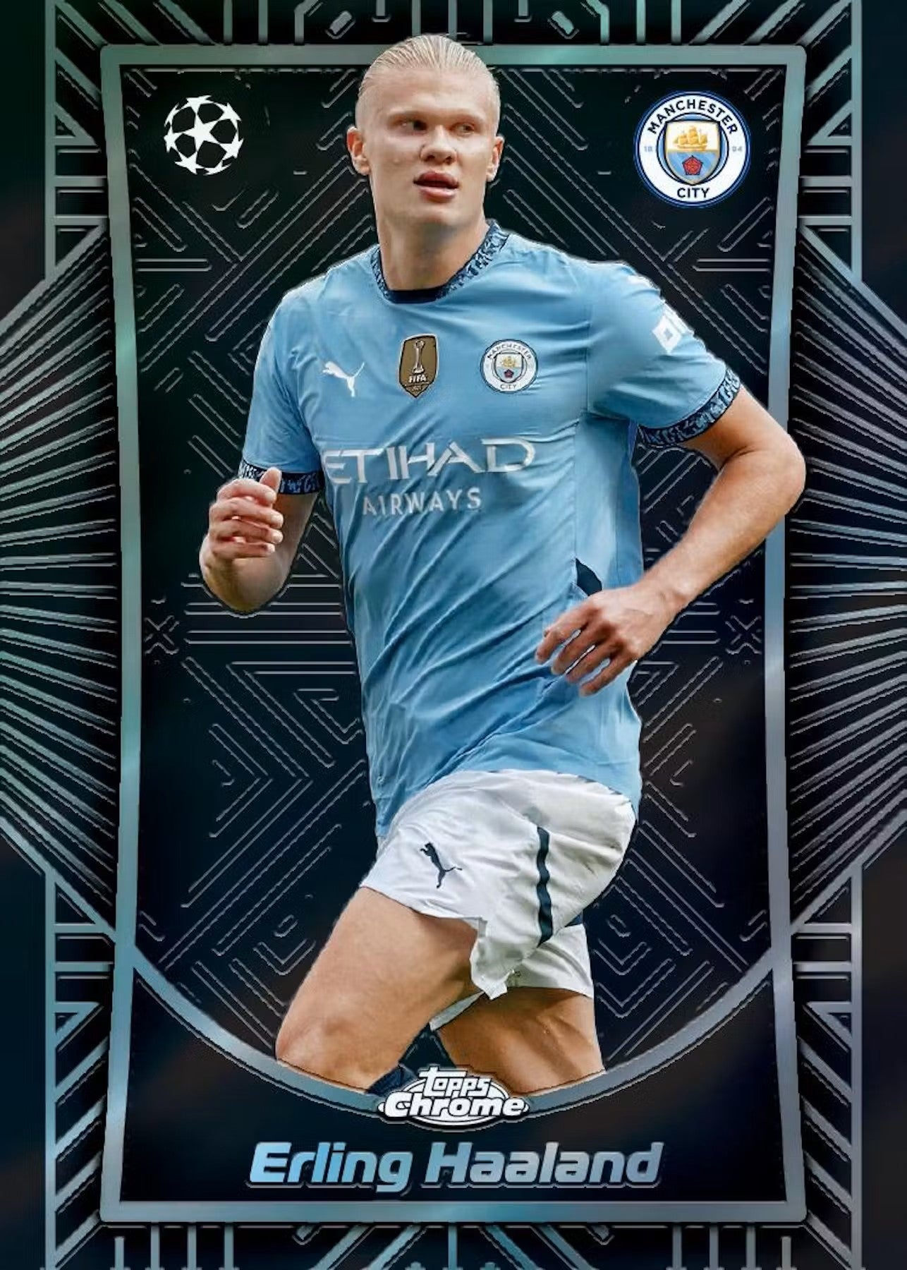 2024/25 Topps Chrome UEFA Club Competitions Soccer Hobby Jumbo Box - Columbia Hobby - Sports Card Boxes - Toploaders - Card Savers