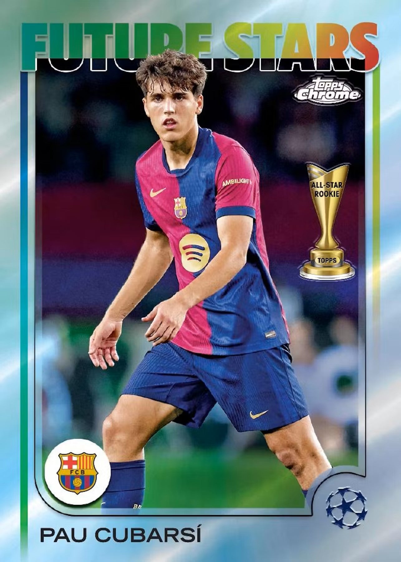 2024/25 Topps Chrome UEFA Club Competitions Soccer Hobby Jumbo Box - Columbia Hobby - Sports Card Boxes - Toploaders - Card Savers