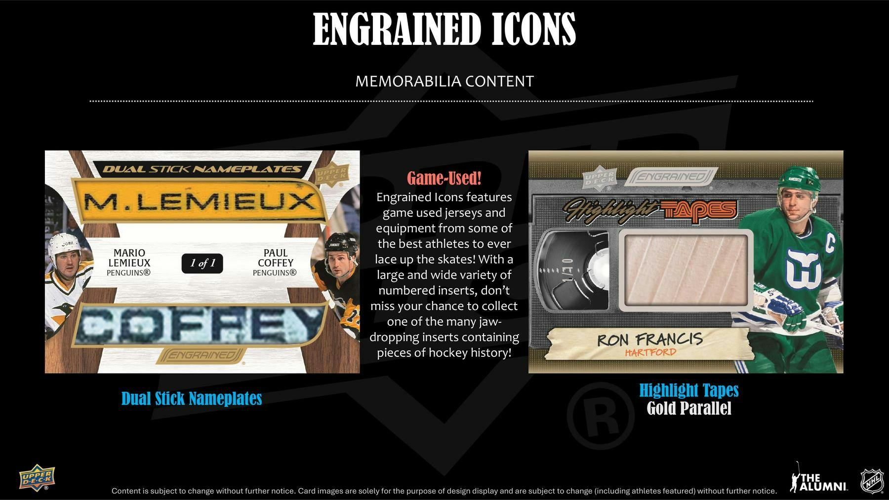 2024/25 Upper Deck Engrained Icons Hockey Hobby Box - Columbia Hobby - Sports Card Boxes - Toploaders - Card Savers