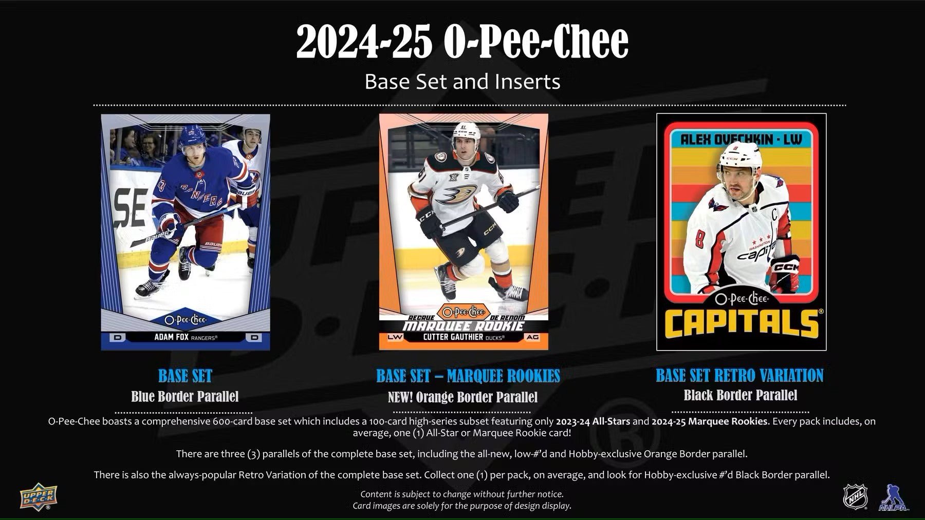 2024/25 Upper Deck O - Pee - Chee Hockey Hobby Box - Columbia Hobby - Sports Card Boxes - Toploaders - Card Savers