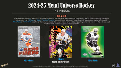 2024/25 Upper Deck Skybox Metal Universe Hockey Hobby Box - Columbia Hobby - Sports Card Boxes - Toploaders - Card Savers