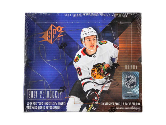 2024/25 Upper Deck SPx Hockey Hobby Box - Columbia Hobby - Sports Card Boxes - Toploaders - Card Savers