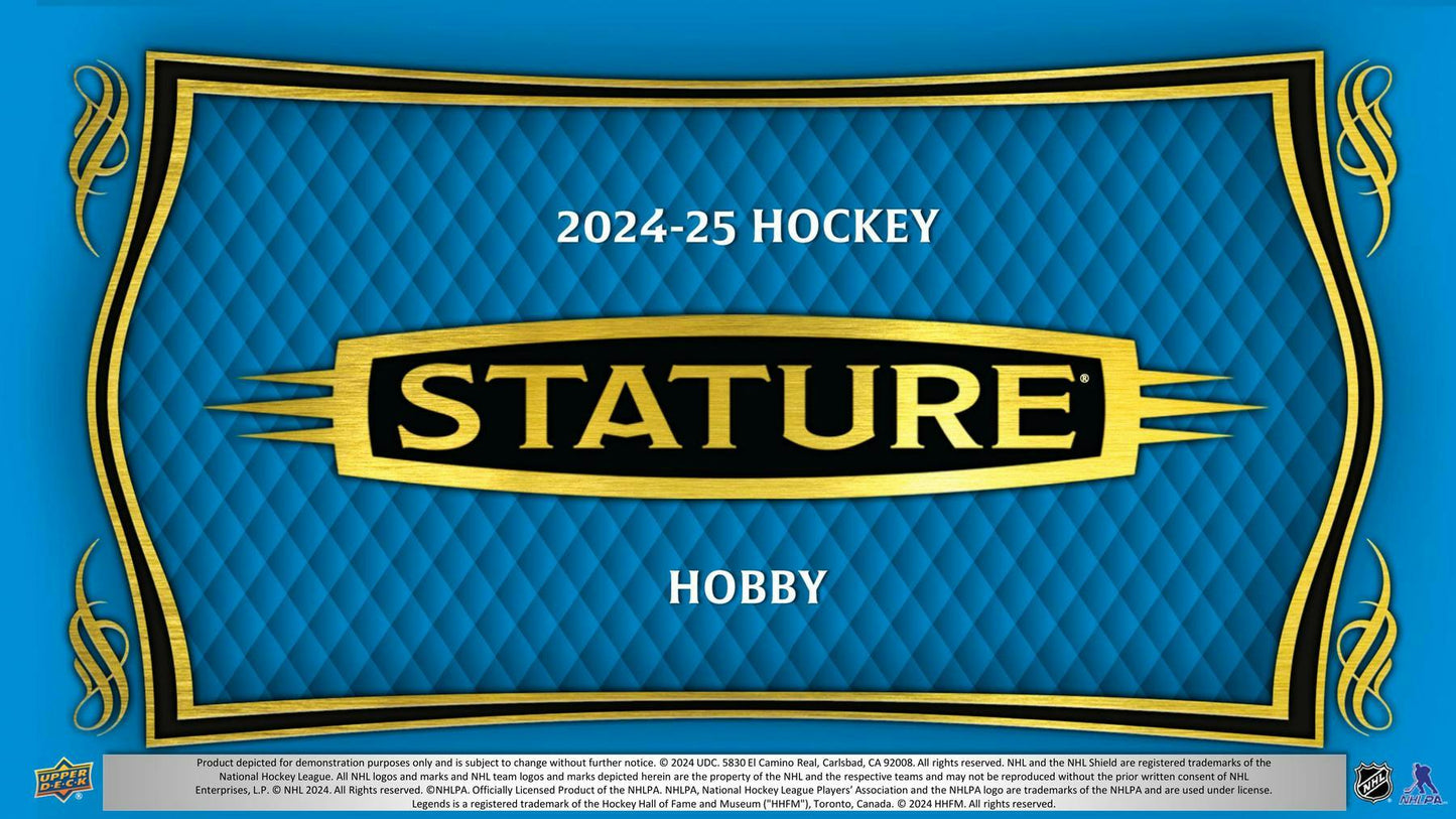 2024/25 Upper Deck Stature Hockey Hobby Box - Columbia Hobby - Sports Card Boxes - Toploaders - Card Savers