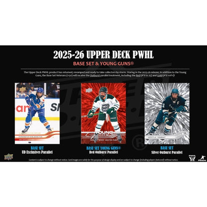 2025/26 Upper Deck PWHL Hockey Hobby Box | Columbia Hobby - Sports Card Boxes - Toploaders - Card Savers.