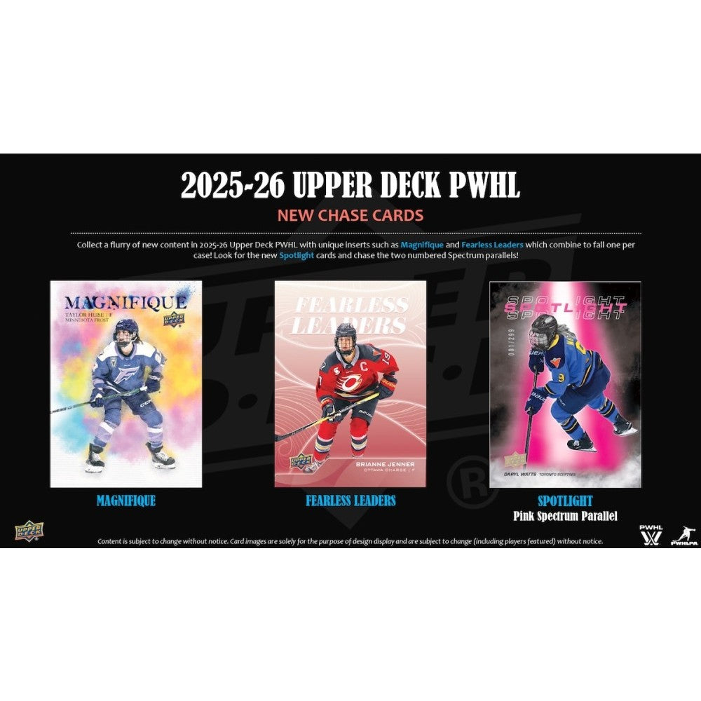 2025/26 Upper Deck PWHL Hockey Hobby Box | Columbia Hobby - Sports Card Boxes - Toploaders - Card Savers.