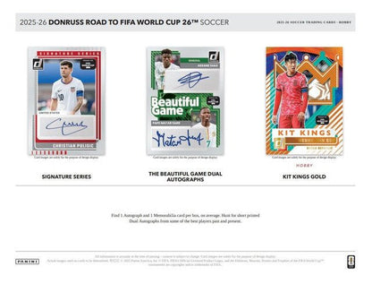 2025 - 26 Panini Donruss Road To FIFA World Cup 2026 Soccer Hobby Box | Columbia Sports Cards - Columbia Hobby - Sports Card Boxes - Toploaders - Card Savers