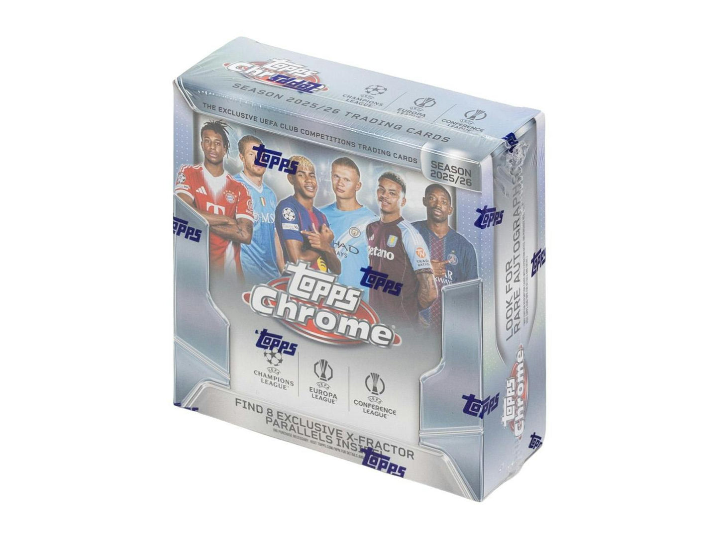 2025 - 26 Topps Chrome UEFA Club Competitions Soccer Jumbo Hobby Box | Columbia Sports Cards - Columbia Hobby - Sports Card Boxes - Toploaders - Card Savers